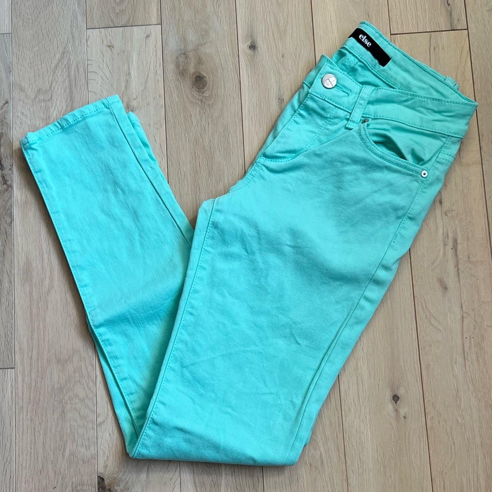 Women’s mint green else jeans